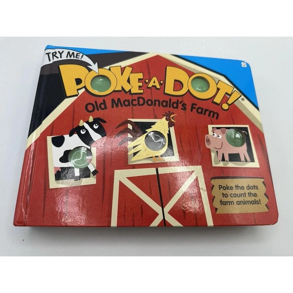 Melissa & Doug Poke-a-Dot! Old MacDonald's Farm, Interactive Children's Book